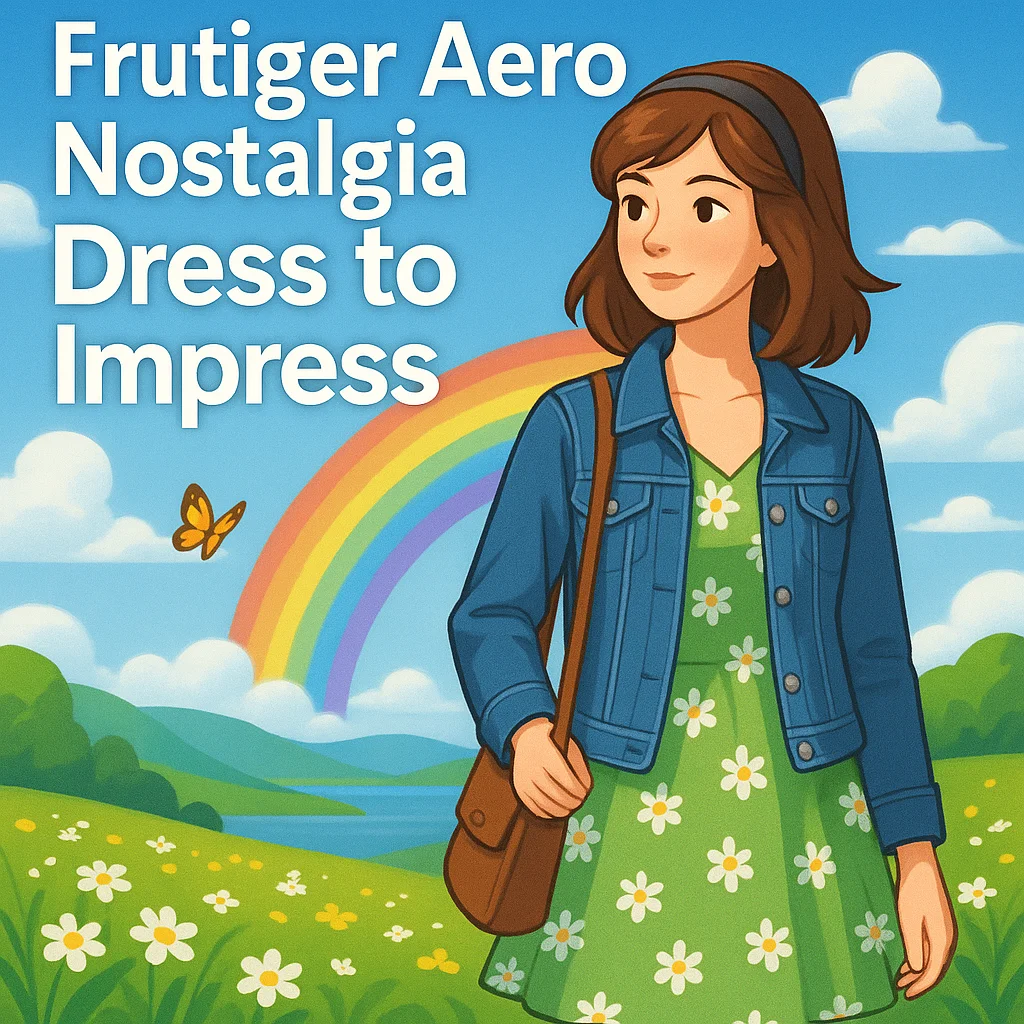 frutiger aero nostalgia dress to impress