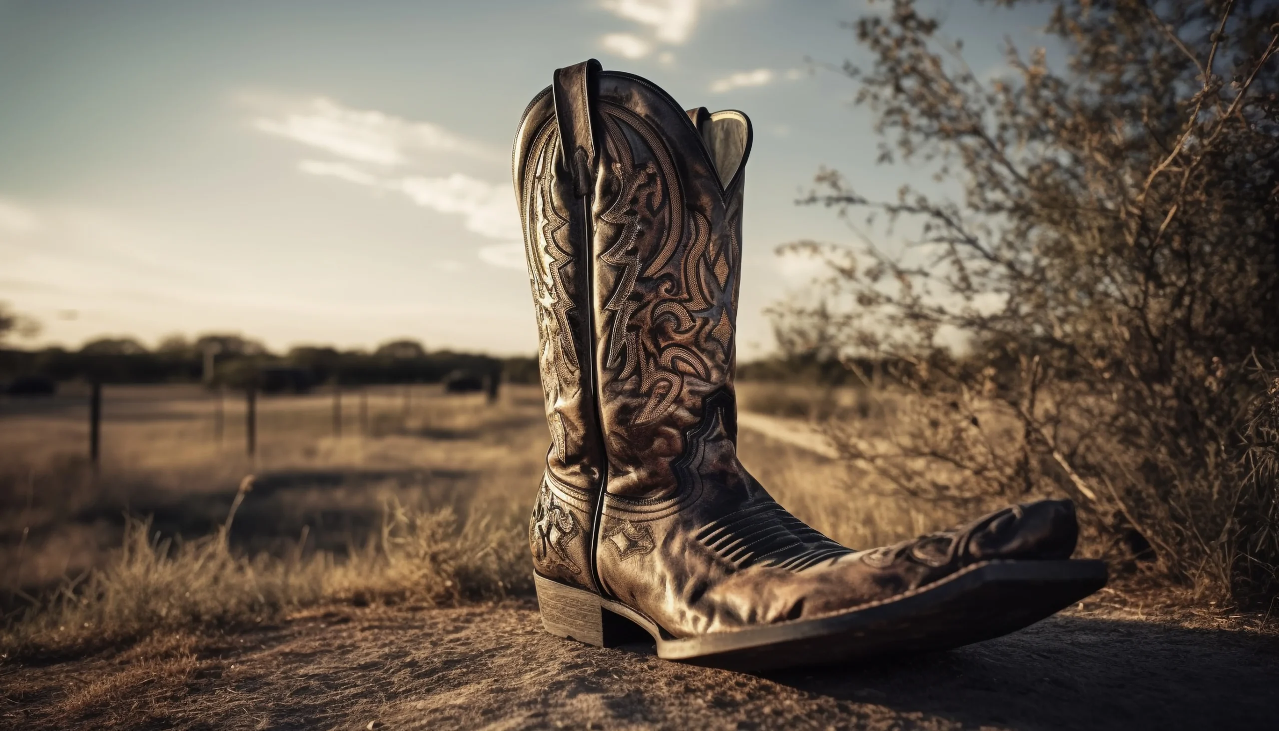 cowboy boot vase