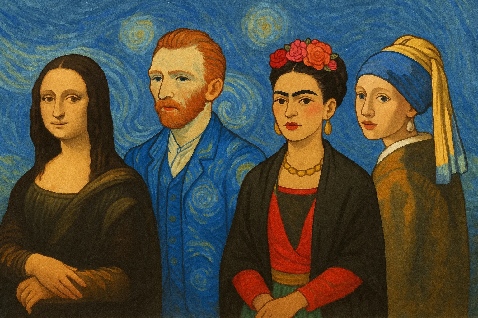 famous paintings dress to impress