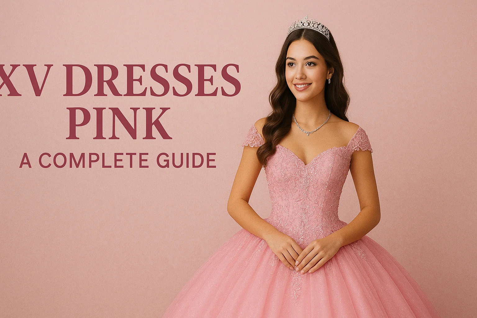 xv dresses pink