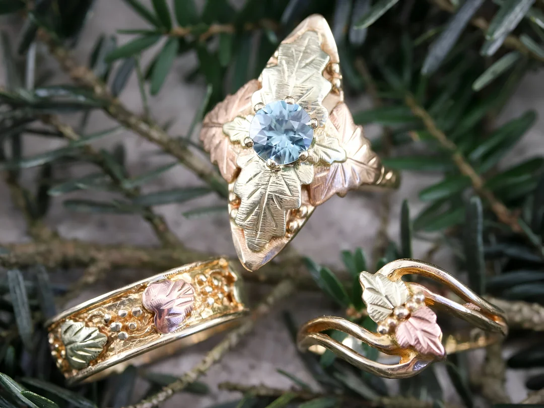 black hills gold ring