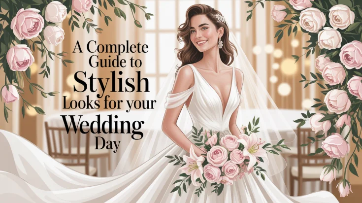 Stylish wedding day looks