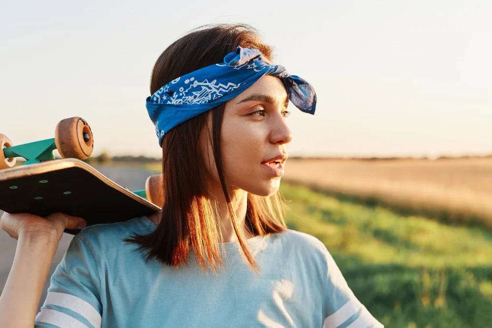 how to use bandana on your head